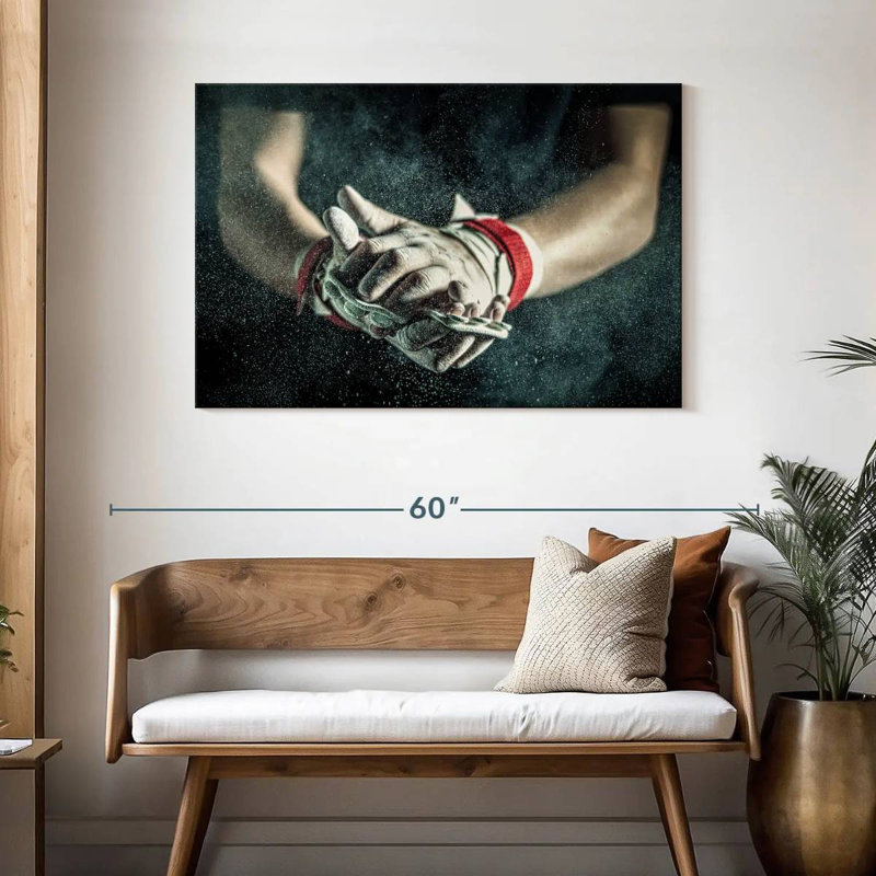 Sireci Dusting The Hands, 30" H x 45" W