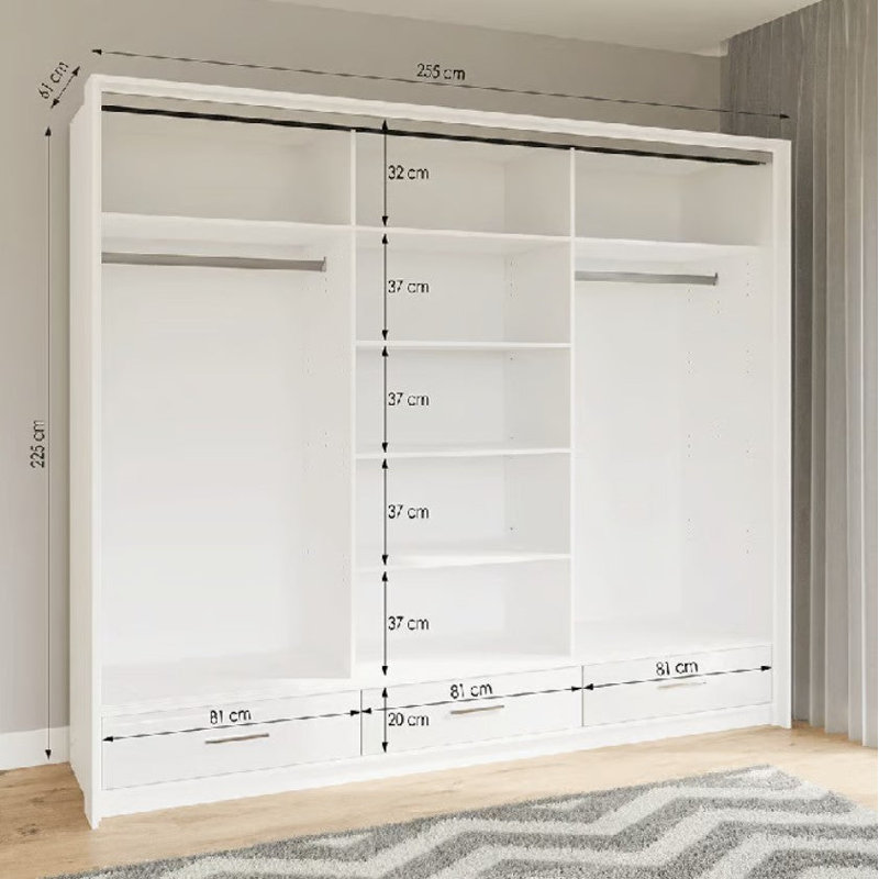 Biddick Wardrobe, Black
