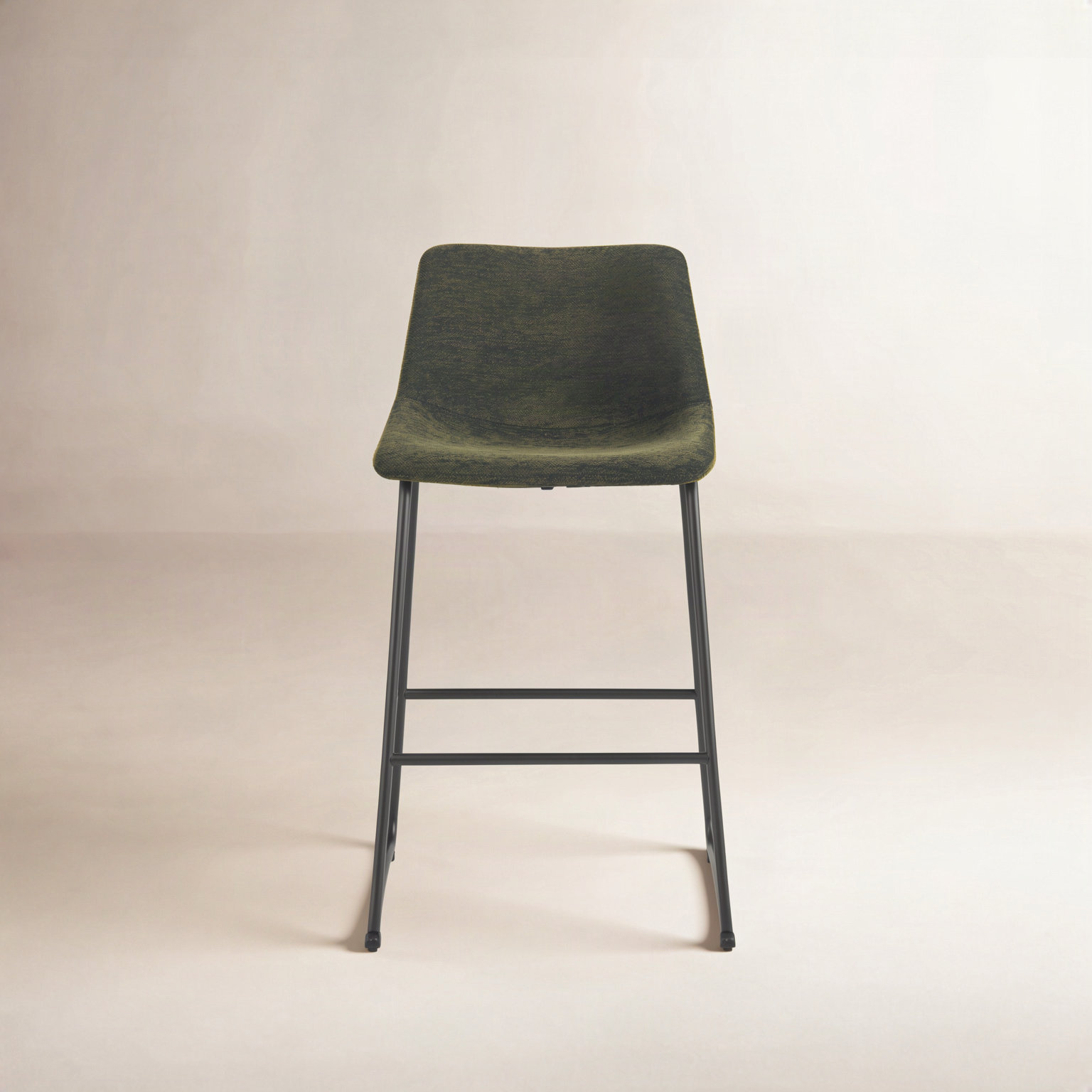 Anke Bar and Counter Stool, Green, Bar Stool (29" Seat Height)