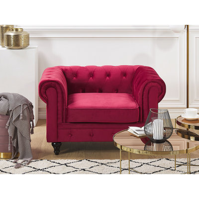 Pendik Velvet Chesterfield Chair
