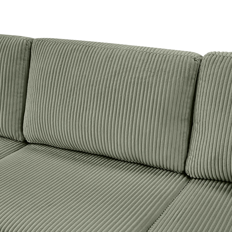 Oversized Sectional Sofa 115.3" U-Shaped Sofa