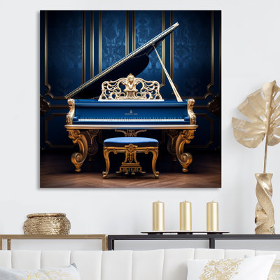 " Blue Baroque Piano Brilliance "