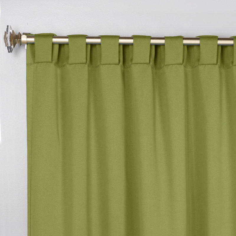 Rideaux obscurcissant et passe-tringle Levatt Classic, Sauge, L 42 po x L 96 po