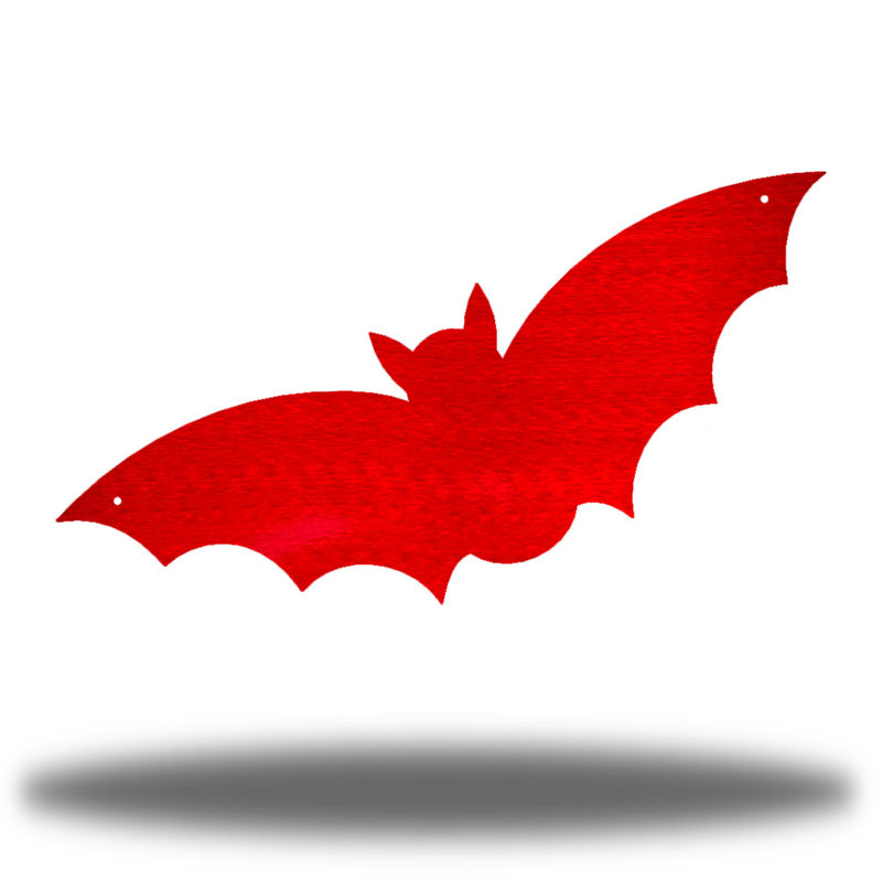Décoration murale Eliyanah, H 6,5 po x l 12 po x P 0,01 po, Rouge