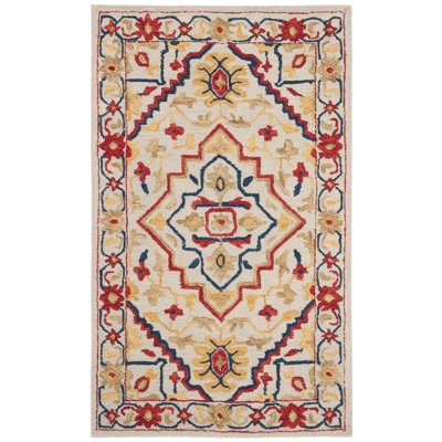 Vahakn Hand Tufted Wool Oriental Rug