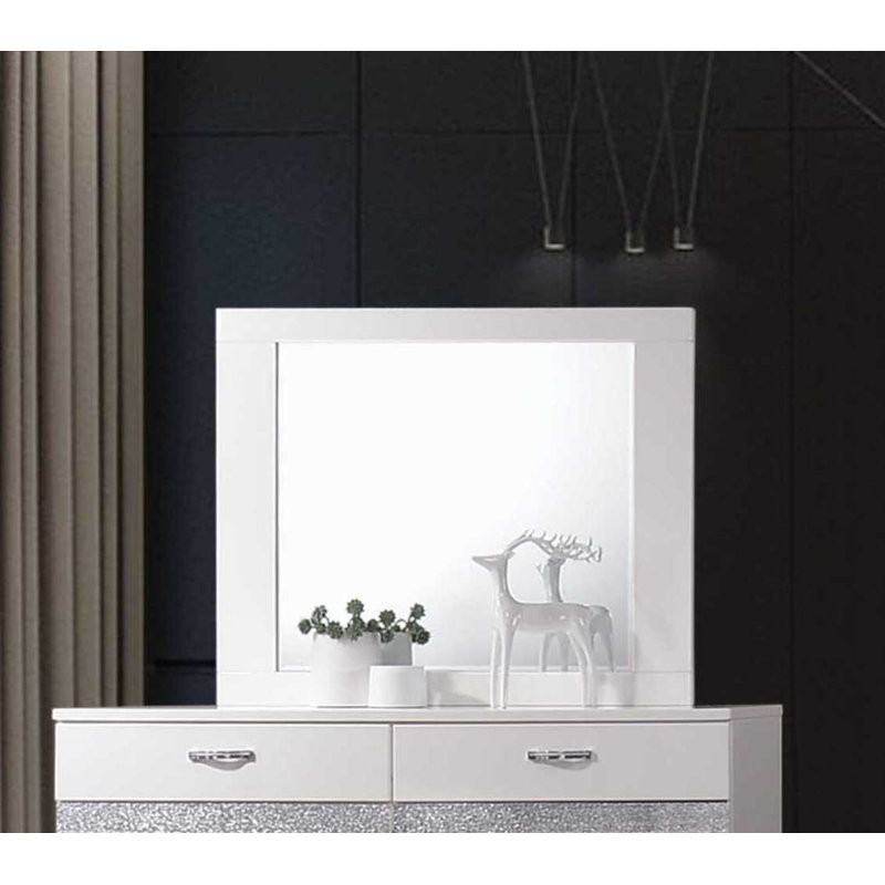 Miroir de commode biseauté Glam