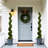 Artificial Potted Spiral Green Boxwood Topiary-728250149