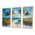 Toile naturelle avec cadre flottant