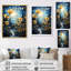 Expressionniste énergie tournesols sur toile-97085852-97085853