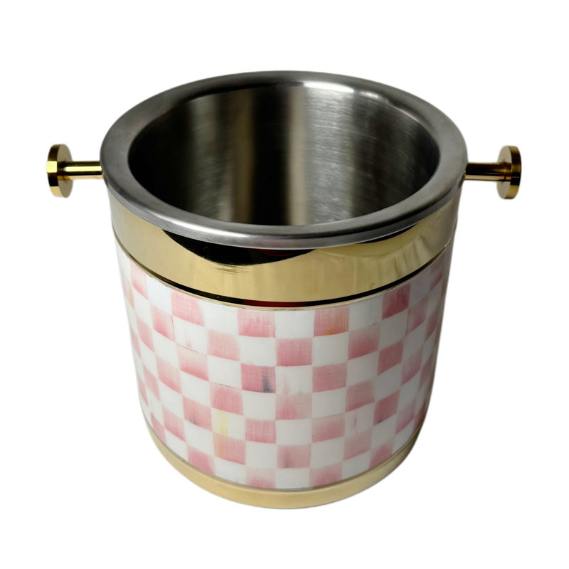 Rosy Check 3260 Gold Ice Bucket