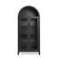 Une armoire de rangement arquée haute avec une lampe-292991109