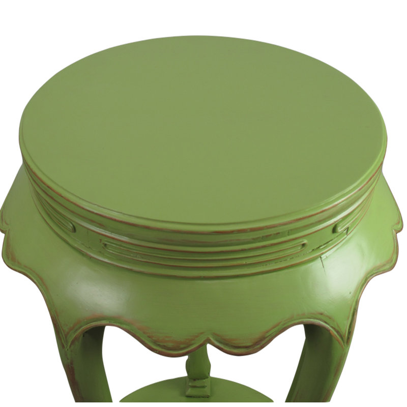 Asian Classic Solid Wood End Table