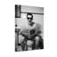 Bath & Laundry, homme lisant un journal sur une toilette portant des lunettes de soleil-578384513