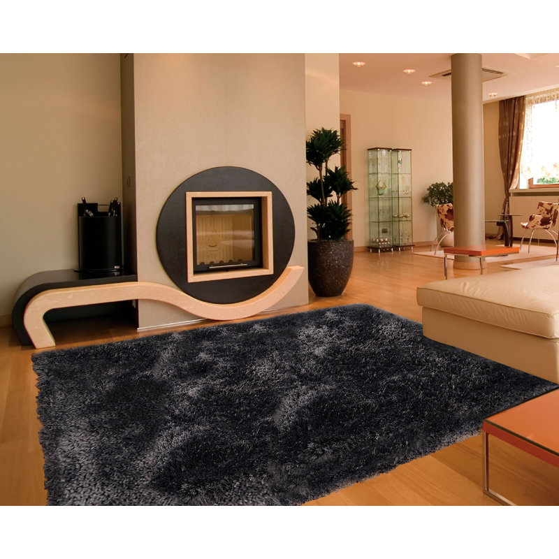 Chewning Solid Colour Hand Tufted Area Rug, Round 152cm