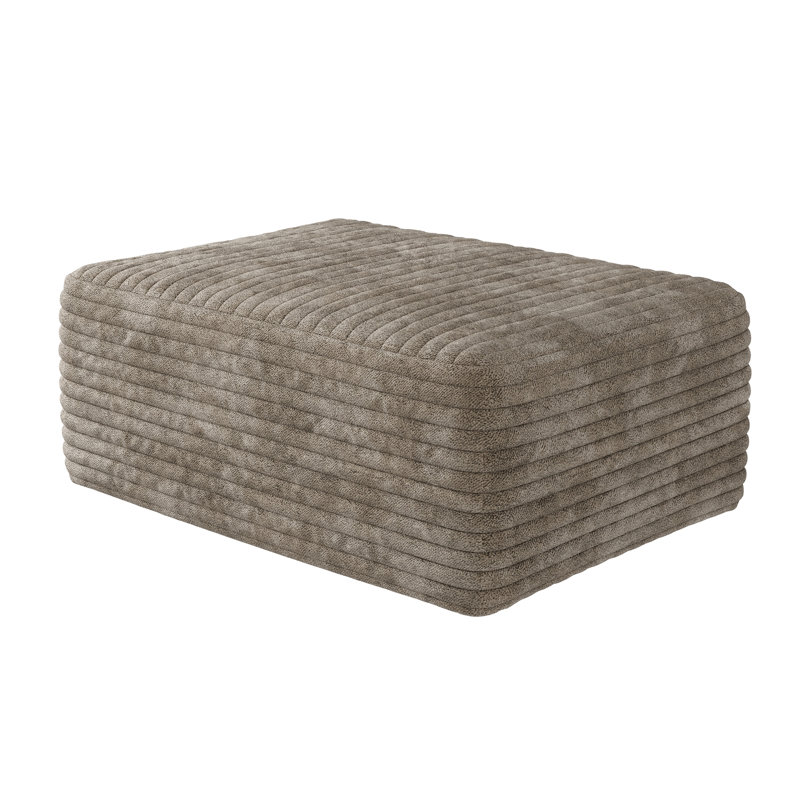 Velours côtelé brun clair, sans assemblage, confort moderne, assemblage requis, ajoute du style au quotidien