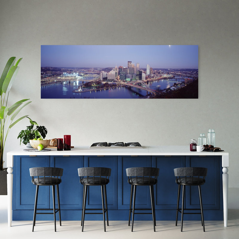 Pittsburgh PA by Jerry Driendl Photography - Wrapped Canvas Panoramic Print, 50.8 cm H x 152.4 cm W