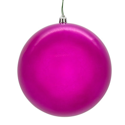  Perle 4 pi sans soudure perle rose vif percée aux rayons UV. Comprend 6 ornements par boîte.