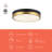 Orland Glass LED Flush Mount-66310615-66310617
