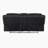 Melita 85" Modern & Contemporary Corduroy Manual Double Reclining Loveseat with Dual Manual Tab Pull Reclining and Integrated Center Console-1156080713