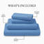 Ensemble de draps en bambou ultra doux - ensemble de 4 pièces - infroissable - feuilles de refroidissement avec poches profondes-612286710-612286689