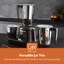 GEEPAS 750W 3-in-1 Mixer Grinder | Stainless Steel Jars, Blades | 3 Speed Control, Perfect for Chutney, Dry & Wet Fine Grinding Mixing, Safety Twist Lock | Overload Protection | 2 Year Warranty-127123538