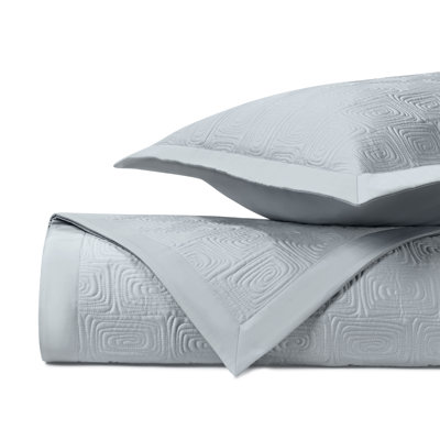 Maze Quilted Sateen Coverlet Set