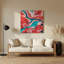 Abstrait art fluide en métal rose 16-1051664432