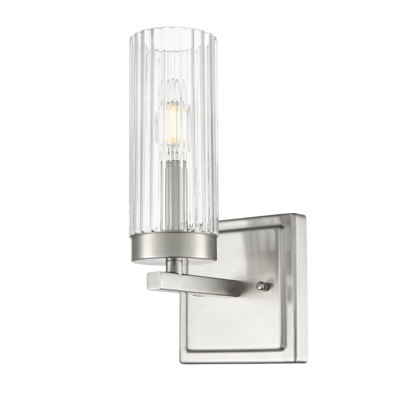 Meuble-lavabo 1 lumière Turman , Nickel brossé