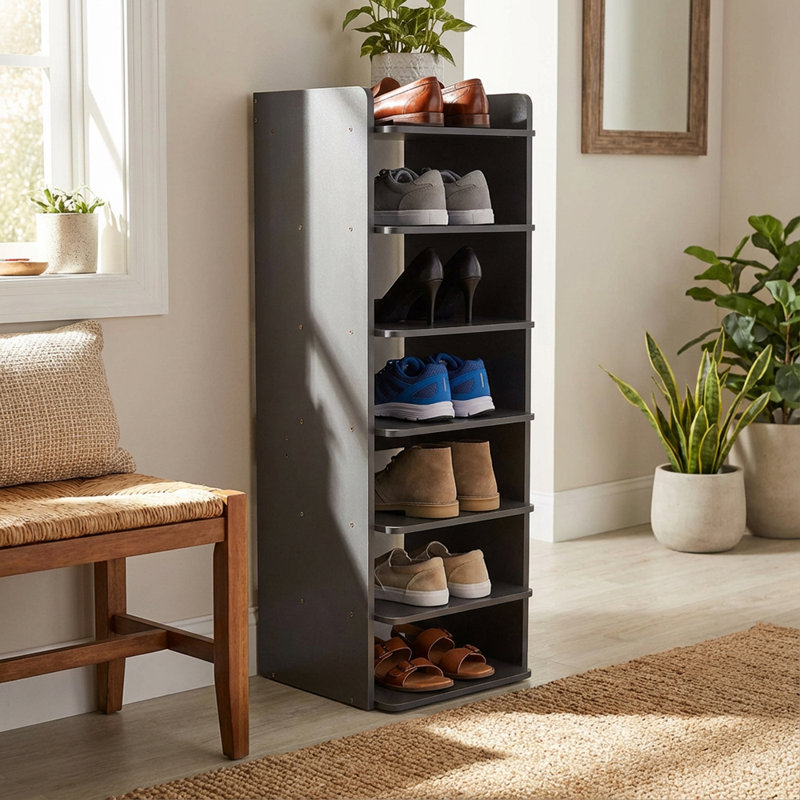 7 Pair Shoe Rack