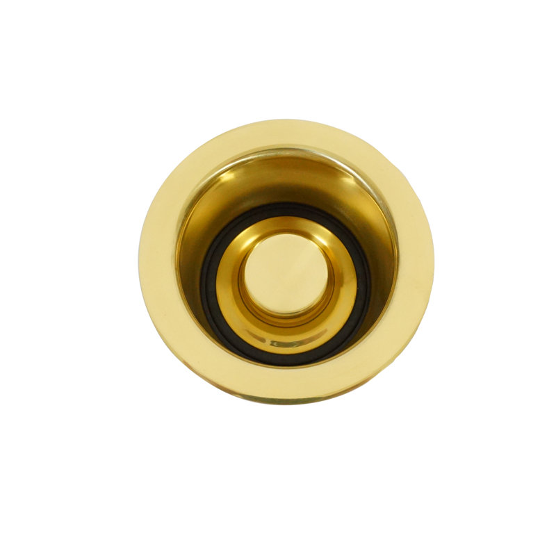 4.5'' W Drain Stopper, Polished Brass