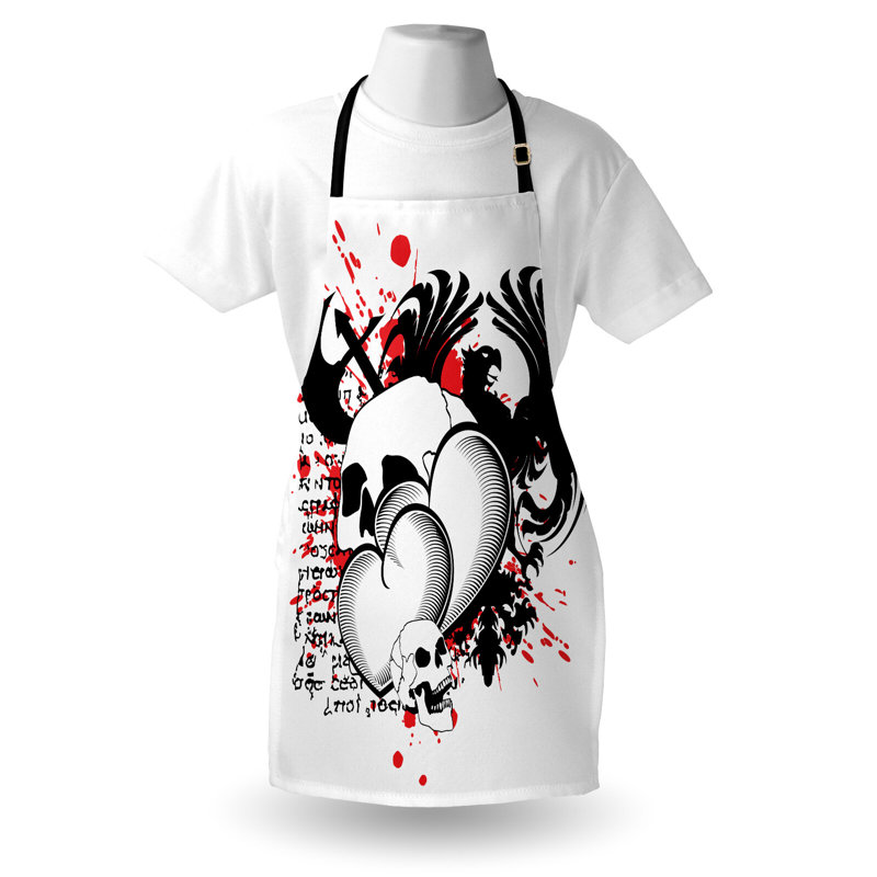 No Pattern Bib Apron
