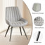 Modern Dining Chairs 54.8*46.9*83.2cm Tech Fabric Upholstery with Stylish Design Sofa-Level Cushioning Pet-Friendly Durable Scratch Resistant for Kitchen Dining Room or Home Office-1022161956-1022161957
