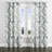 Coastal Room Darkening Curtains - Grey Stone Pebble Soft Grommet Curtain - 1 Panel-843050229-843050187