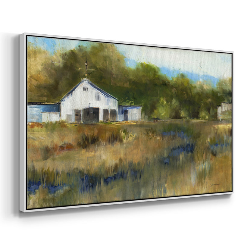 " Homeward Bound ", 17" H x 25" W x 2" D, White