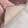 San Francisco 3D Textured Blush/Light Green/Black Rug