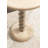 Willoughby Spiraled Mango Wood Round Side Table-1897090055