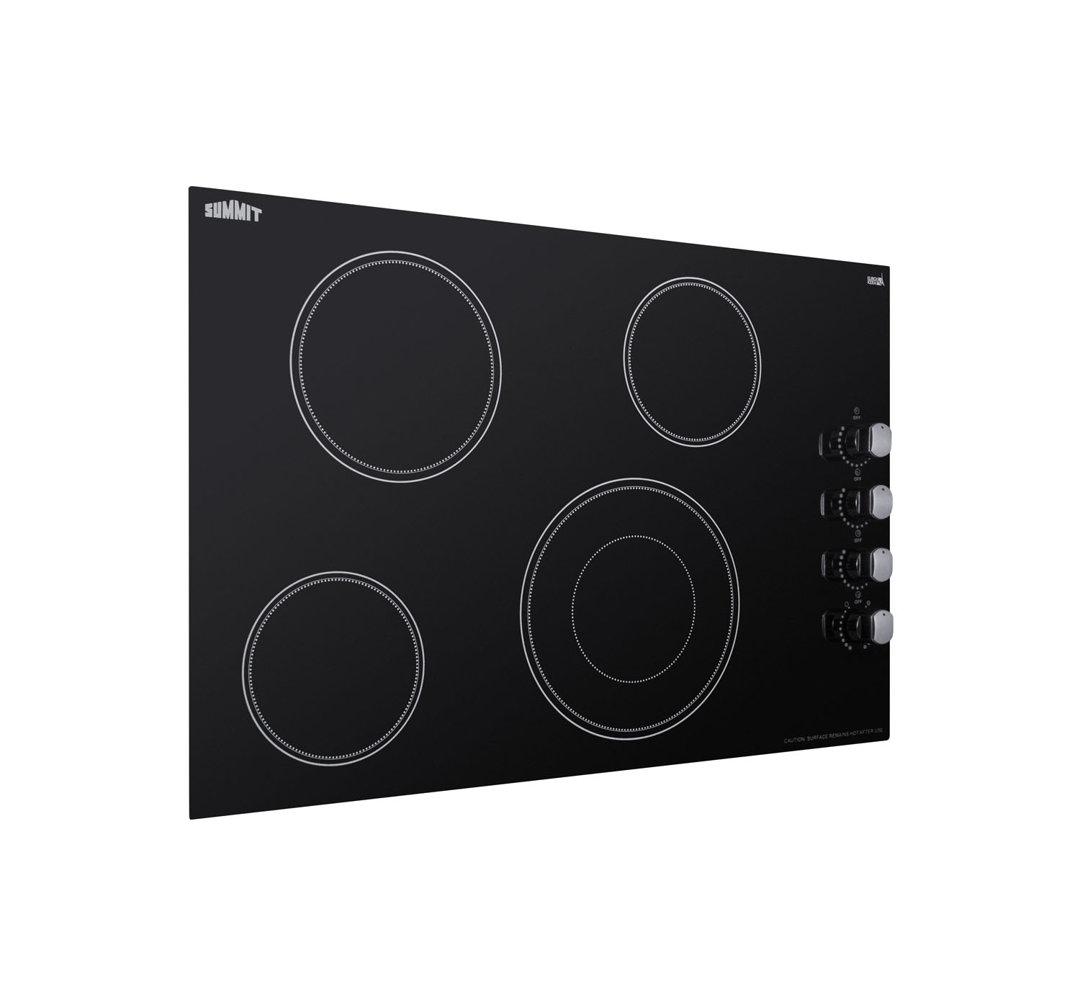 Summit Appliance 30" Black Electric Cooktop Summit Appliance