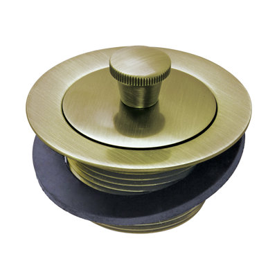 Kingston Brass Made To Match Brass Lift and Turn Tub Drain