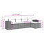 Grand canapé modulaire en rotin PE Vidaxl-114311254