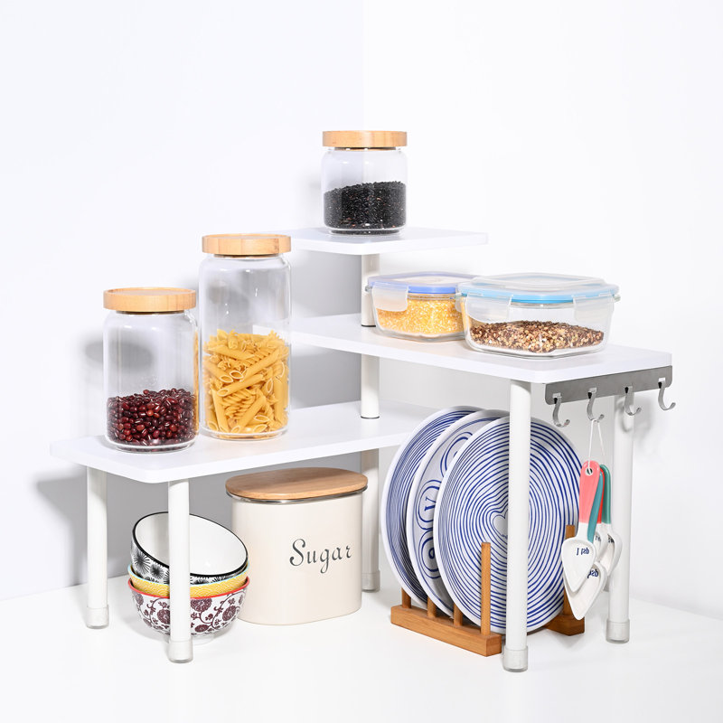 Cabinet Shelving Rack, White