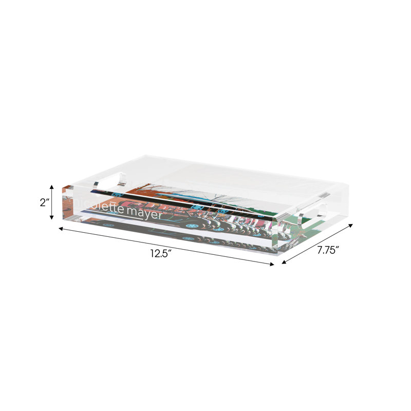 Decorative Tray, 2" H x 12.5" W x 7.75" D, Fall