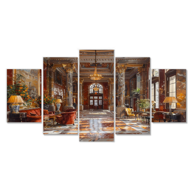 Roye - hôtels et loges, ensemble de reproductions d'art mural