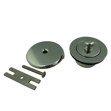 Ensemble de conversion de drain en alliage de zinc Kingston, Chrome poli