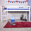 Anouk Loft Bed with Built-in Ladder Included
