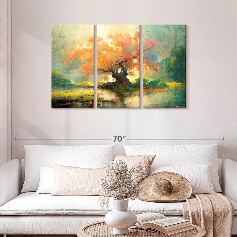 Harnek Enchanted Spring Tree, 28" H x 45" W