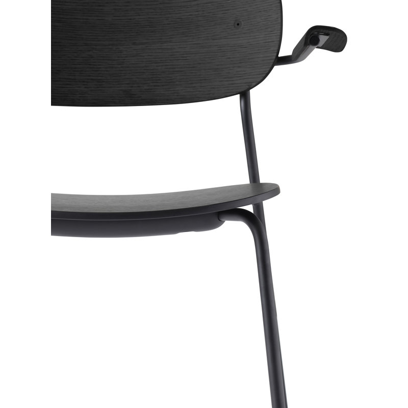 Co Arm Chair, Black Oak
