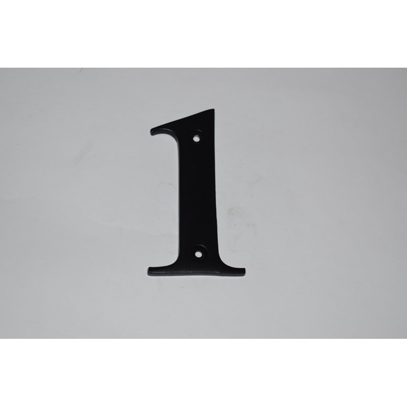 Dravin 14cm H Metal House Number, 1