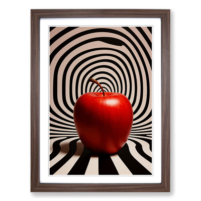Apple Op - Framed Print
