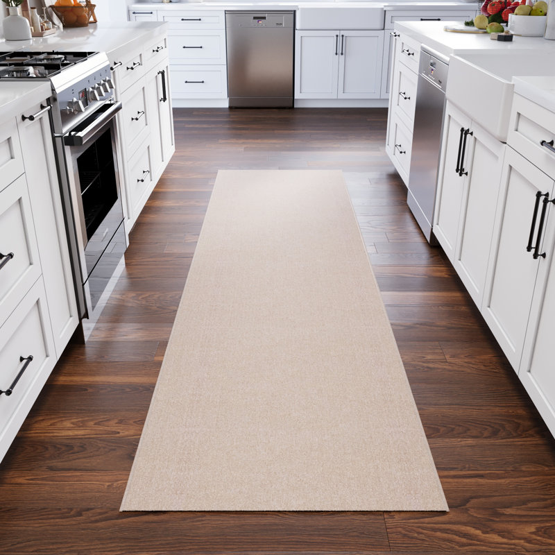 Oscar Custom Cut Non-Slip Rubberback Extra Long Hallway Runner Rug for Kitchen, Living Room, Bedroom, Runner 2'7" x 41'