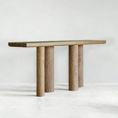 Wabi-sabi style simple console table